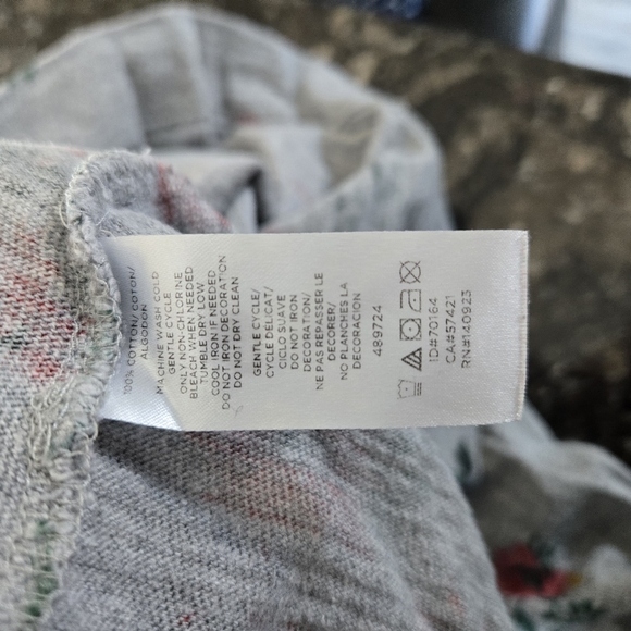 LOFT Floral Gray Women's Top XL - Picture 5 of 5